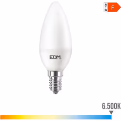 Ampoule LED 8W avec une puissance d'éclairage de 60W. Teinte de lumière : blanc du jour 6500K. Angle d'éclairage : 150°. Bran ...