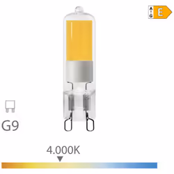 Lampe LED EDM E 5 W G9 575 Lm Ø 1,43 x 6,45 cm (4000 K)