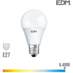 Ampoule led E27 17W Ronde A60 équivalent à 165W - Blanc du Jour 6400K