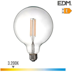 Ampoule led E27 avec Filament 6W Globe 800lm (47W) 300° - Blanc Chaud 3200K