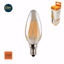 Lampe LED EDM F 4,5 W E14 400 lm 3,5 x 9,8 cm (2000 K)