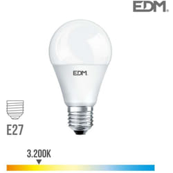 Ampoule led E27 20W Ronde A60 équivalent à 180W - Blanc Chaud 3200K