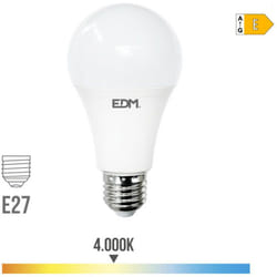 Lampe LED EDM E 24 W E27 2700 lm Ø 7 x 13,6 cm (4000 K)
