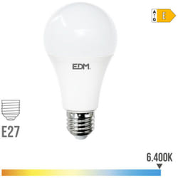 Lampe LED EDM E 24 W E27 2700 lm Ø 7 x 13,6 cm (6400 K)