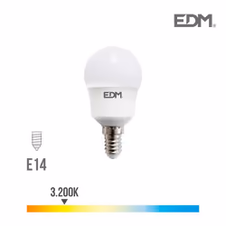 Ampoule LED sphérique - EDM - E14 - 8.5W - 940 lm - 3200K