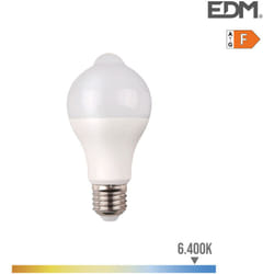 Ampoule led A60 E27 avec Detecteur 12W 1055lm (75W) 220° - Blanc du Jour 6400K