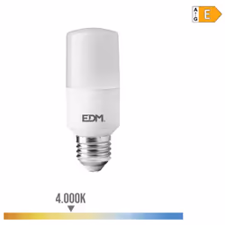 Lampe LED EDM Tubulaire E 10 W E27 1100 Lm Ø 4 x 10,7 cm (4000 K)