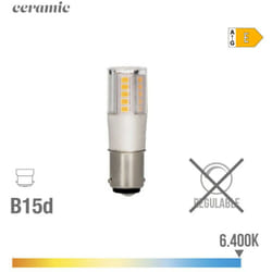 EDM - Ampoule Led Baionnette B15d 6w 700lm 6400k Lumière Froide Ø1.7x5.7cm
