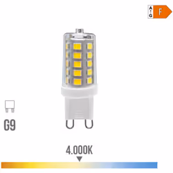 Ampoule LED 3W avec une puissance d'éclairage de 24W. Teinte de lumière : blanc naturel 4000K. Angle d'éclairage : 270°. Ampo ...