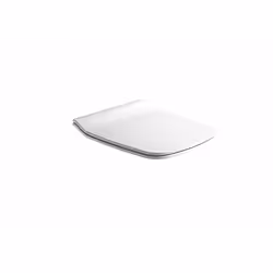 Gala - G5132701 - Abattant de WC Slim Amorti Collection Street Square Finition Blanche (Ref 51327) Urea 375 x 6 x 45 cm