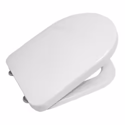 Tapa con asiento para inodoro modelo MARINA de la marca Gala. Incluye juego de bisagras inoxidable y tornillos de fijación. C ...