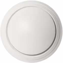 Applique d'extérieur Rond à LED en aluminium, finition blanche. De par sa conception, il est capable de créer un effet annula ...