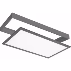Panneau LED extra-fin de 60x30cm de lumière blanc neutre (4000K) et 2160lm, adapté à l'extérieur en raison de son indice de p ...