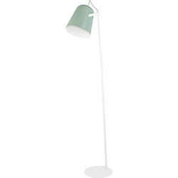 Sulion - Lampadaire 1xE27 Blanc et Vert