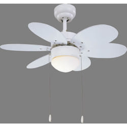 Sulion - Ventilateur de plafond moteur ac 76cm 1xE27 Pales Réversibles Multicolore