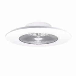 Ventilateur de Plafond Moteur DC 80cm LED 50W CCT DIM Haut-Parleurs Blanc