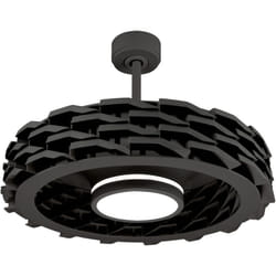 Sulion - Ventilateur de Plafond Moteur dc 73cm led 36W dim 3CCT Noir IoT Rubik