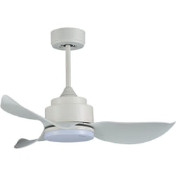 Ventilateur de plafond Moteur dc 92cm led 24W cct Blanc