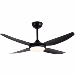 Ventilateur de plafond avec moteur DC de 130cm de diamètre, idéal pour les pièces de plus de 20M2. Avec corps en métal en noi ...