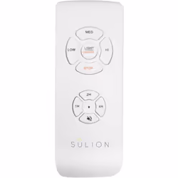 Télécommande universelle, par radiofréquence, pour ventilateurs de plafond à moteur AC; synchronisé en standard avec le récep ...