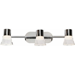 Sulion - Rampe led Salle de Bain 3x5W Chrome IP44