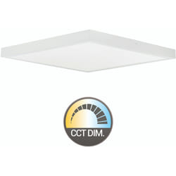 Sulion - Panneau carré led 45W 50x50 Réglable en température de couleur et en intensité (avec télécommande incluse)