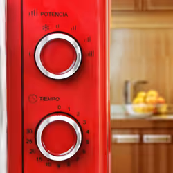 Grunkel MW-20ROJO micro-onde Rouge Micro-onde simple Comptoir 20 L 700 W - Vue supplémentaire 4