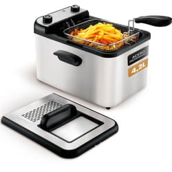 Grunkel MAXIFRYPRO friteuse Unique 4,2 L Autonome 3000 W Acier inoxydable