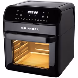 Grunkel - Friteuse à air XXL - Airfryer - FRYER OVEN 12 L et 1500 W avec panneau de commande numérique Multifonction et fenêt ...