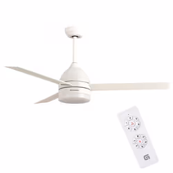 Grunkel SKYECO-42, Ventilateur à lame domestique, Blanc, Bois, Plafond, 250 tr/min, 106 cm, 8 h