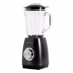 Grunkel BAT-1000MIXMASTER blender 1,5 L Mélangeur de table 1000 W Noir, Acier inoxydable, Transparent