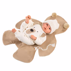 Llorens 63645, Poupée, Sonore, 360 mm, Marron, Blanc