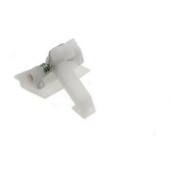 Crochet + ressort fermeture de hublot (122343-18711) (00183608) Lave-linge bosch, siemens, viva, constructa