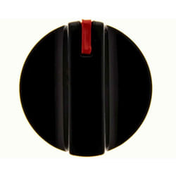 Manette Robinet Gaz Dessus Balay Noir Diametro Axe 6 Mm E-3130