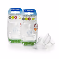 Suavinex 8426420006255 tétine de biberon Silicone Orthodontique Débit moyen