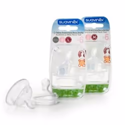 Suavinex 8426420006262 tétine de biberon Silicone Orthodontique Débit moyen