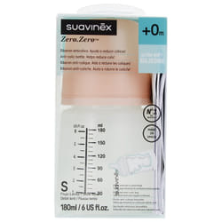 Suavinex Care Zero.Zero Biberon Anti-Colique Débit Lent 180 ml 0 Mois et +