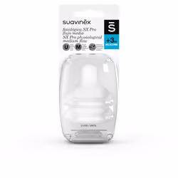 Tetina fisiologica flujo silicona M 2 u