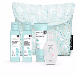 Neceser Tela Viaje #AZUL coffret 5 pz