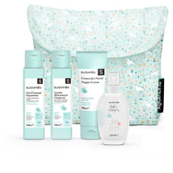 Neceser Tela Viaje #AZUL coffret 5 pz