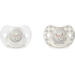 Suavinex Night & Day Physiological 6-18 m Grey Elephant 2 pcs