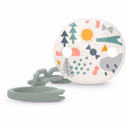 Un superbe accessoire pour les bébés qui utilisent une tétine, et un assistant de taille pour les parents qui en ont assez de ...