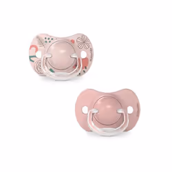 Suavinex Lot de 2 Sucettes Symétriques Sx Pro 6/18 mois Walk In The Park Nude