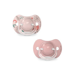 Suavinex Lot de 2 Sucettes Symétriques Sx Pro 6/18 mois Walk In The Park Nude