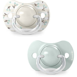 Lot de 2 sucettes symétriques - SUAVINEX - Birdies - SX Pro - 0 à 6 mois - Vert