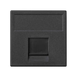 Simon K76/14 Plaque de commutation et obturateur Graphite