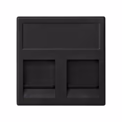 Simon KB76/14, Graphite, RJ-45, CE, 93 mm, 140 mm, 70 mm