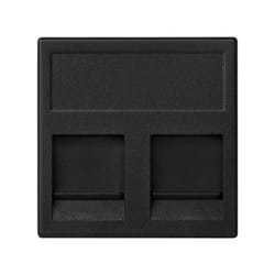 Simon KB76/14 Plaque de commutation et obturateur Graphite