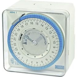 Orbis - Zeitschalttechnik mini t-d 230 v Programmateur horaire pour montage en saillie analogique 120 v/ac, 230 v/ac A220022