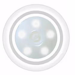 Luminaire LED Détecteur de mouvement SPOTMAT LED plafond/mur. 306º 3 piles AAA. Détection : plafond : ø 2m à 2,5 de hauteur e ...